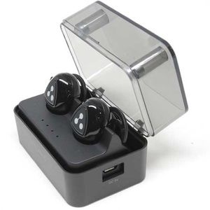 New, never used Syllable Wireless earbuds with charging station